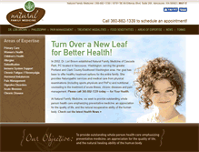 Tablet Screenshot of naturalfamilymedicine.com